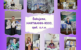 Poďakovanie spoločnosti HARTMANN-RICO, spol.s.r.o.