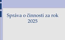Výročná a finančná správa DebRA SR za rok 2025